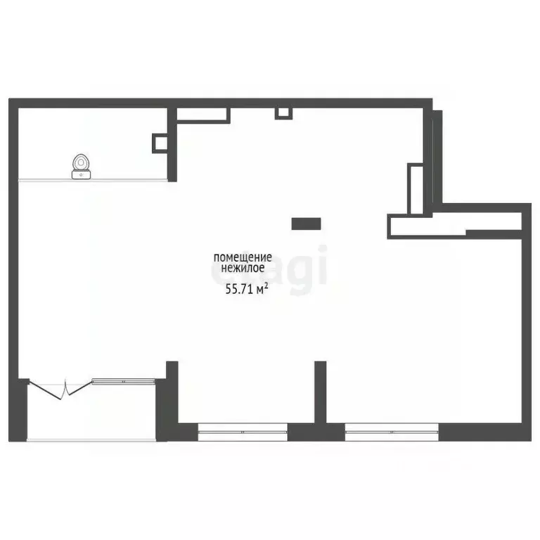 Торговая площадь в Тюменская область, Тюмень Интернациональная ул., ... - Фото 2