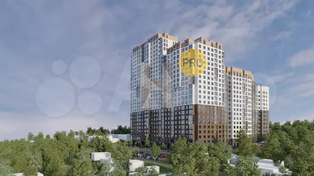 2-к. квартира, 55,4 м, 15/26 эт. - Фото 1
