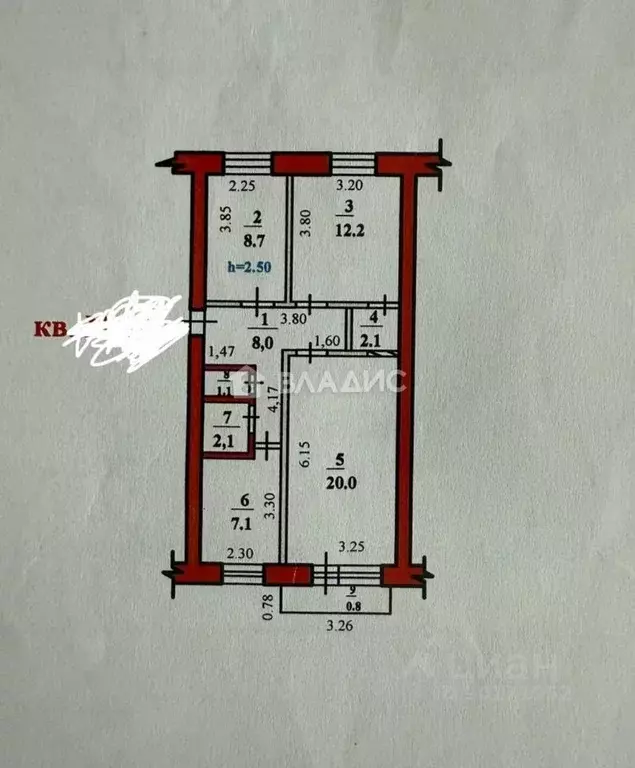 3-к кв. Башкортостан, Стерлитамак просп. Октября, 28 (62.1 м) - Фото 2
