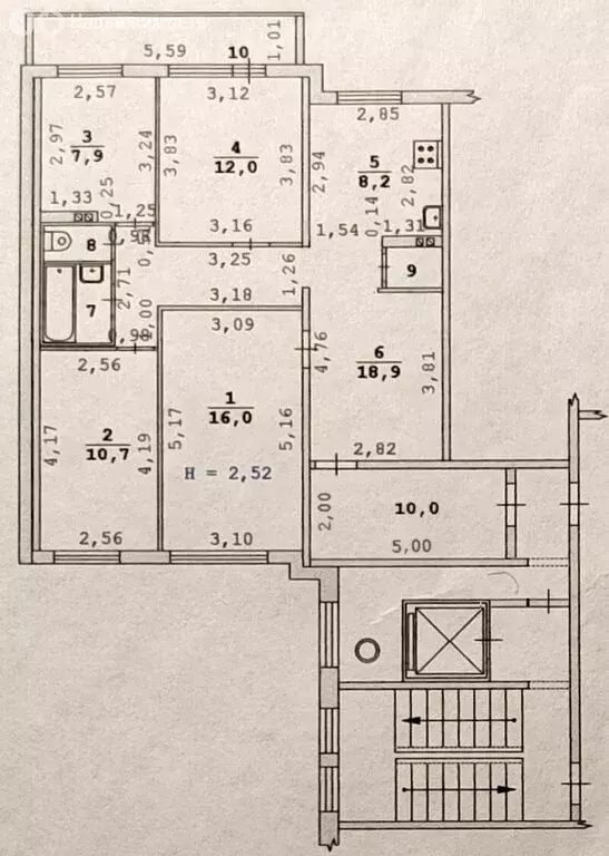 4-комнатная квартира: Екатеринбург, Расточная улица, 22 (88 м) - Фото 1