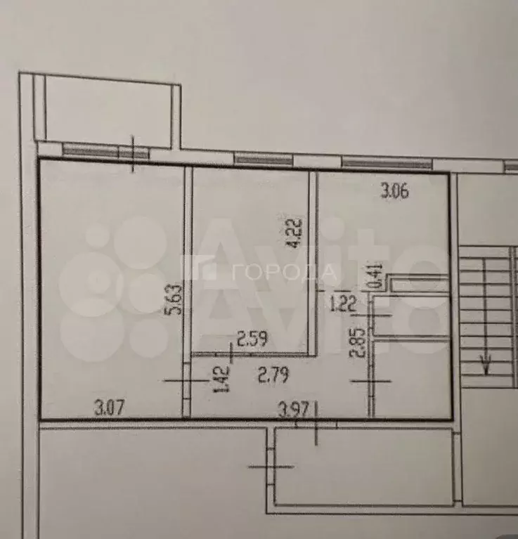 2-к. квартира, 47,1 м, 1/5 эт. - Фото 0