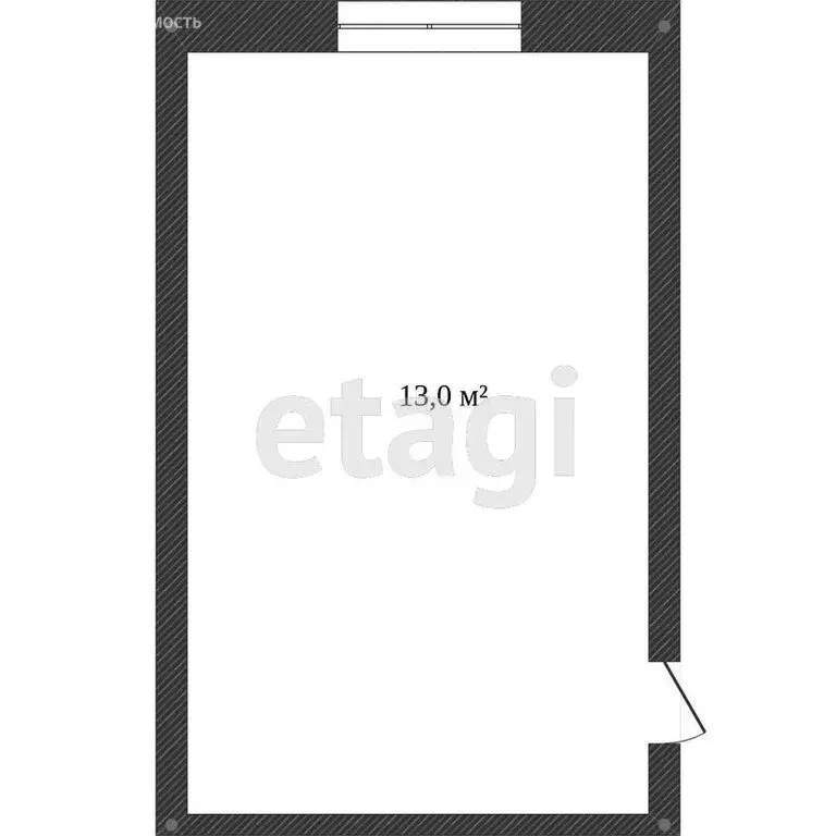 1к в -комнатной квартире (18 м) - Фото 2