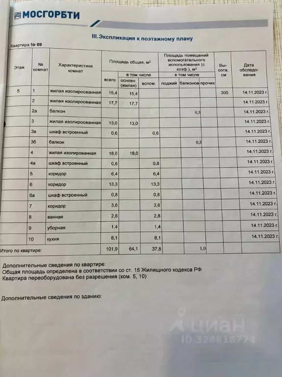 4-к кв. Москва Фрунзенская наб., 28 (103.0 м) - Фото 2