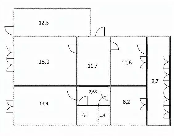 4-к кв. Башкортостан, Уфа ул. Акназарова, 24 (90.63 м) - Фото 1