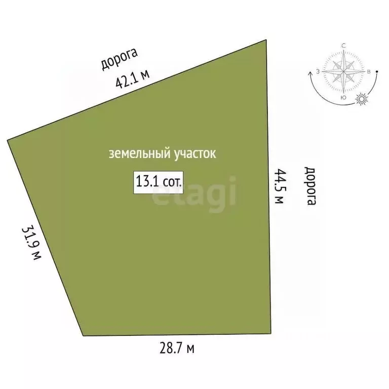 Участок в Тюменская область, Тюменский муниципальный округ, с. Кулига, ... - Фото 1