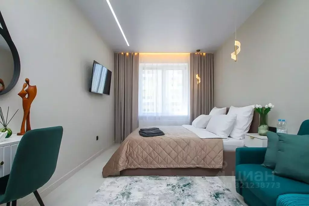 1-к кв. Ханты-Мансийский АО, Сургут Университетская ул., 43 (40.0 м) - Фото 2