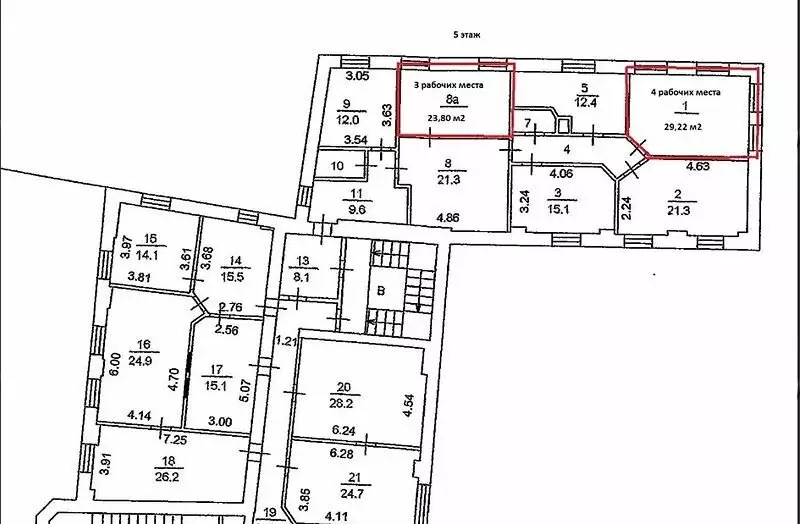 Офис (24 м) - Фото 1