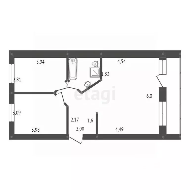3-к кв. Амурская область, Белогорск ул. Ломоносова, 2/2 (65.7 м) - Фото 1