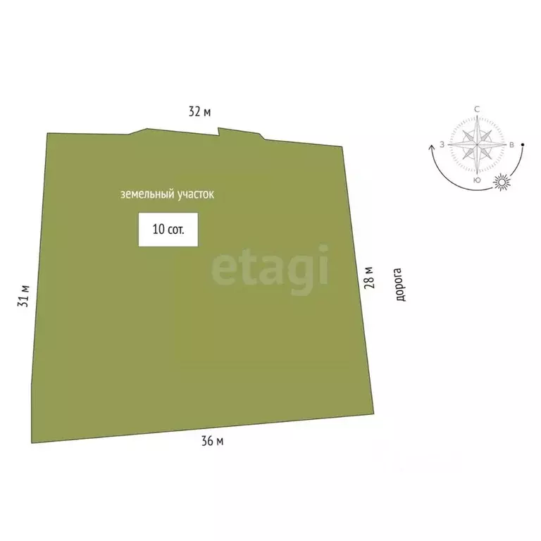 Участок в Тюменская область, Тюменский муниципальный округ, Лесное СНТ ... - Фото 2