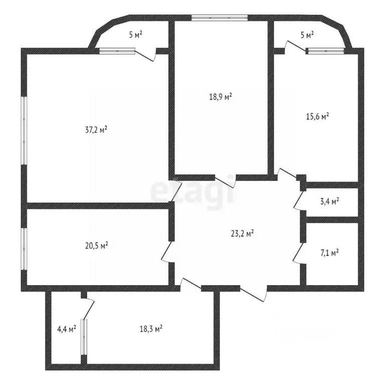 4-к кв. Дагестан, Махачкала ул. Ахмата-Хаджи Кадырова, 46 (155.0 м) - Фото 1