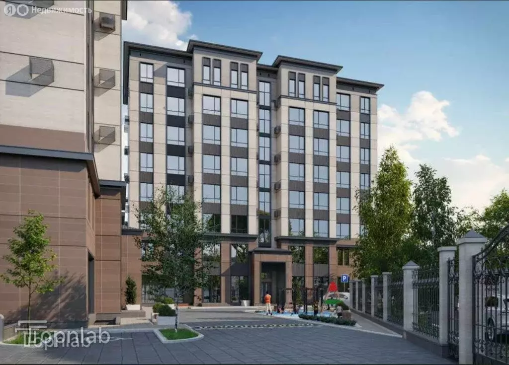 2-комнатная квартира: Нальчик, Профсоюзная улица, 1 (63.5 м) - Фото 1