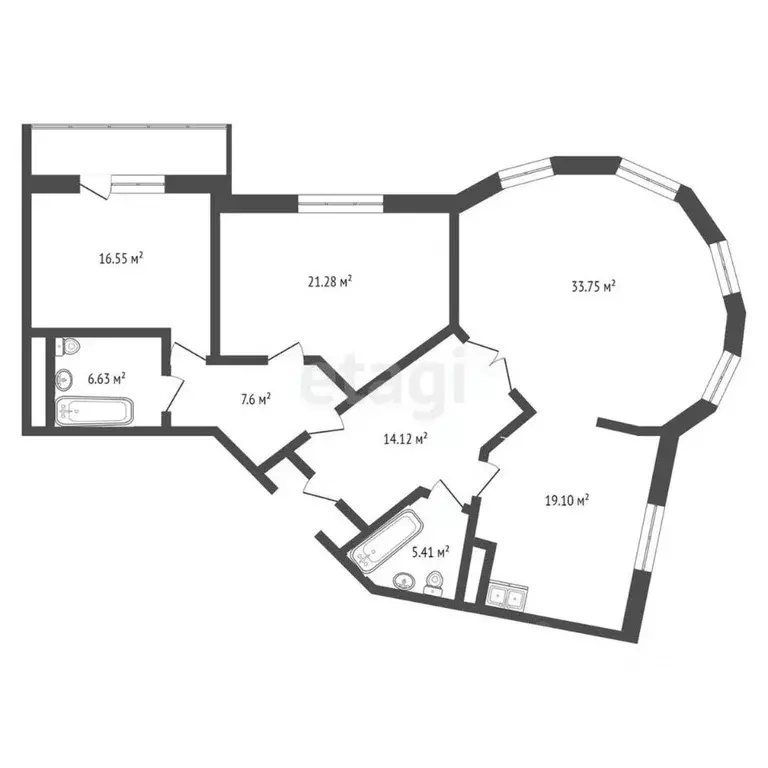 3-к кв. Краснодарский край, Краснодар ул. Имени Дзержинского, 95 ... - Фото 1