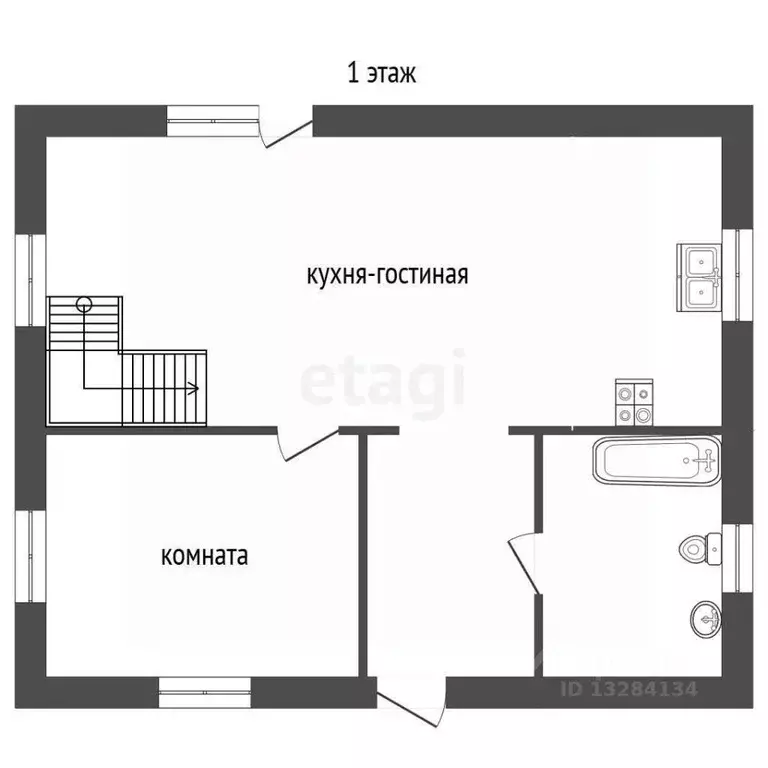 Дом в Вологодская область, Великоустюгский муниципальный округ, ... - Фото 1
