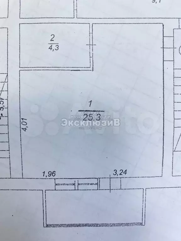 Квартира-студия, 34 м, 4/5 эт. - Фото 0