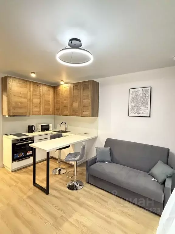 Студия Московская область, Котельники Парковый мкр, 11 (21.4 м) - Фото 1