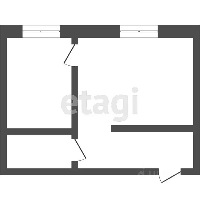 2-к кв. Томская область, Томск ул. Полины Осипенко, 31 (23.0 м) - Фото 2