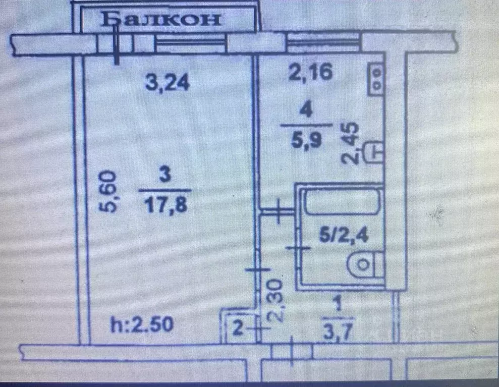 1-к кв. Ульяновская область, Ульяновск ул. Аблукова, 11 (30.5 м) - Фото 0