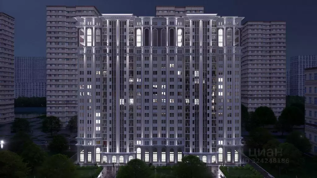 1-к кв. Чеченская республика, Грозный ул. Э.Э. Исмаилова, 26 (53.9 м) - Фото 1