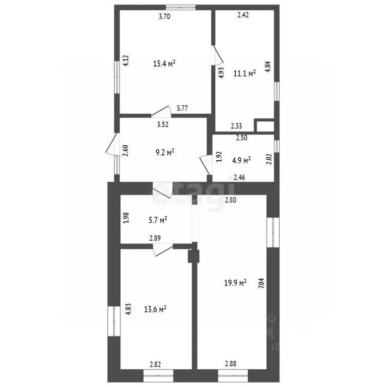 Дом в Крым, Советский район, с. Дмитровка ул. Киевская (89 м) - Фото 2