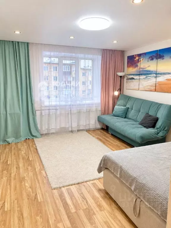 2-к кв. Чувашия, Чебоксары ул. Энтузиастов, 3к2 (51.95 м) - Фото 1