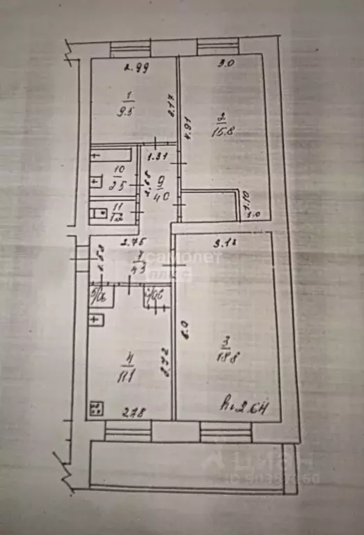 3-к кв. Саха (Якутия), Якутск ул. Стадухина, 82/1 (70.3 м) - Фото 1