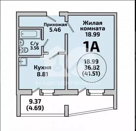 1-к кв. Новосибирская область, Новосибирск Красный просп., 314 (36.0 ... - Фото 2