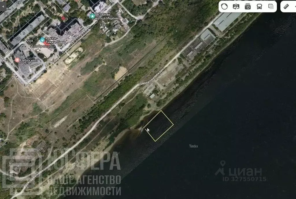 Участок в Волгоградская область, Волгоград ул. Степана Разина (12.0 ... - Фото 1