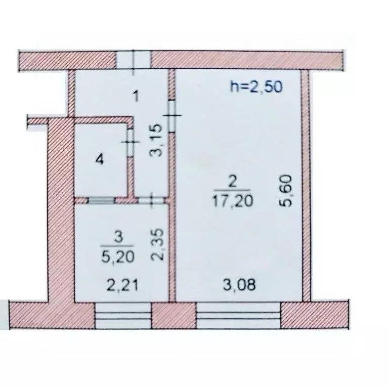 1-к кв. Чувашия, Чебоксары Хевешская ул., 1к1 (28.9 м) - Фото 2