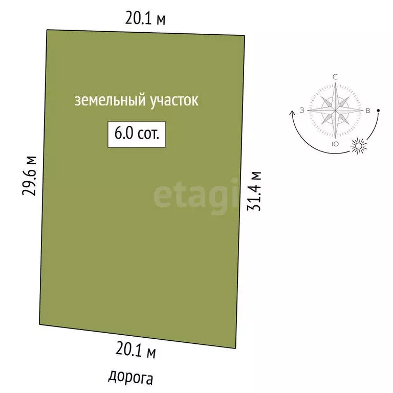 Участок в Тюменская область, Нижнетавдинский муниципальный округ, СНТ ... - Фото 1