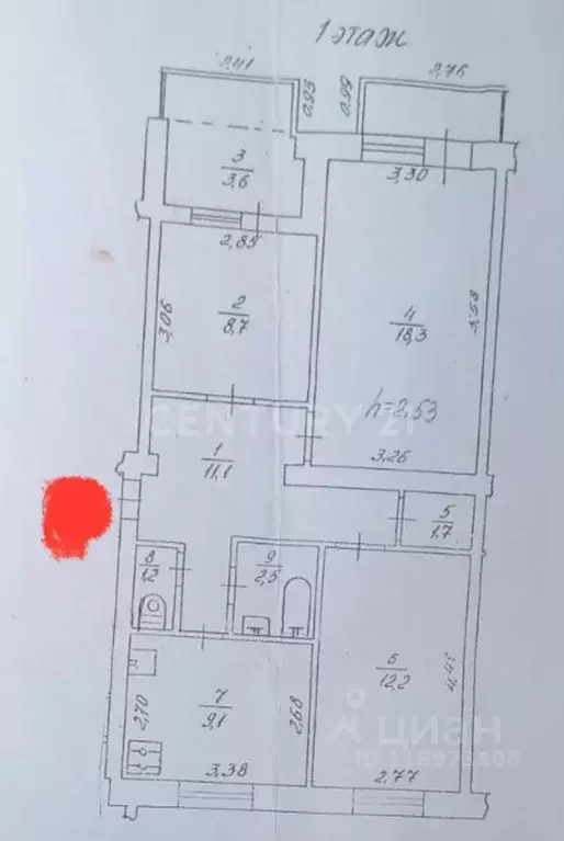 3-к кв. Севастополь ул. Молодых Строителей, 6 (68.1 м) - Фото 1