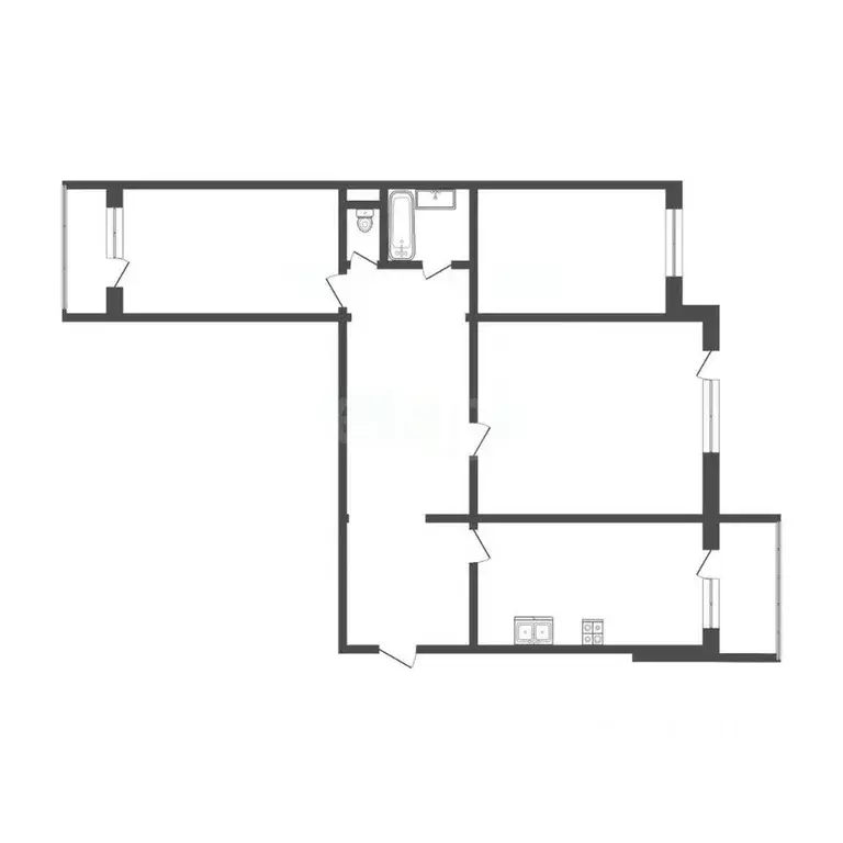 3-к кв. Смоленская область, Смоленск просп. Гагарина, 48 (88.9 м) - Фото 1