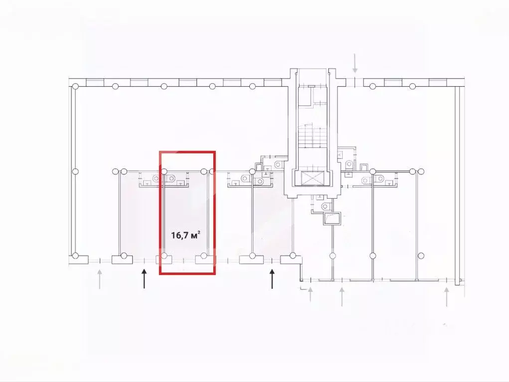 Помещение свободного назначения в Москва Планерная ул., 12К1 (17 м) - Фото 2