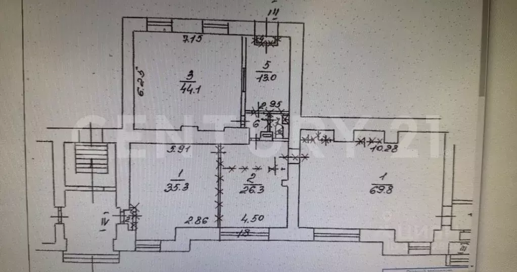 Помещение свободного назначения в Москва Семеновская наб., 3/1К4 (198 ... - Фото 2