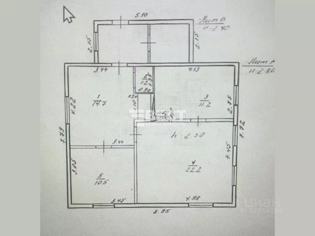 Дом в Кемеровская область, Ленинск-Кузнецкий Крайняя ул., 26 (60 м) - Фото 2