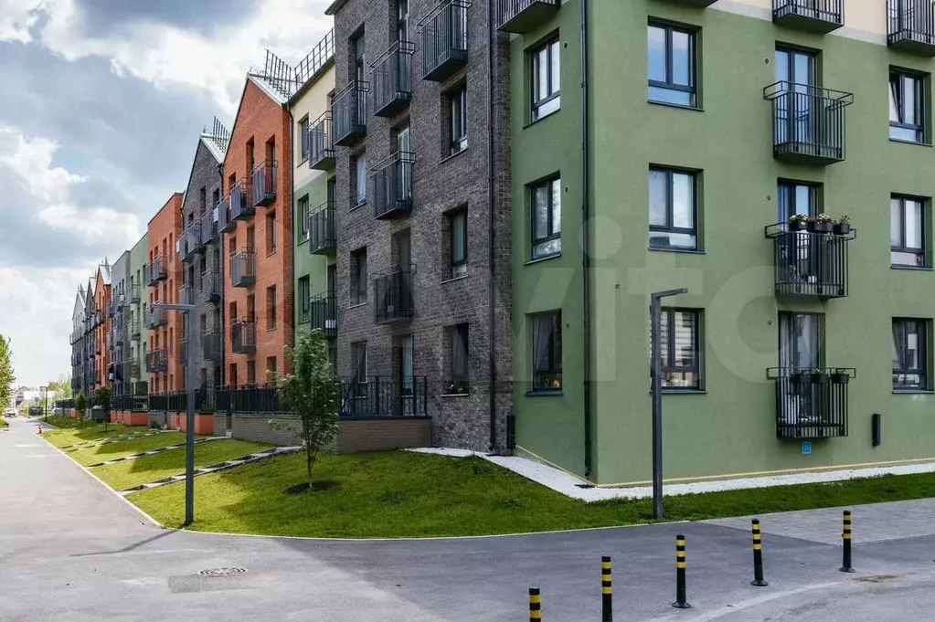 1-к. квартира, 43,9 м, 1/4 эт. - Фото 1