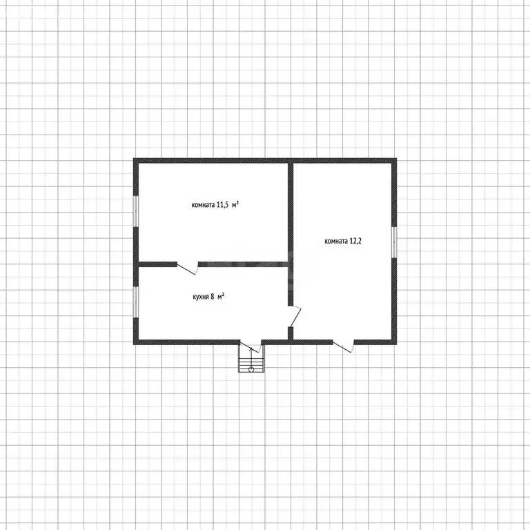 Дом в Майкоп, СНТ Садовод-2, Фруктовая улица (31.7 м) - Фото 1