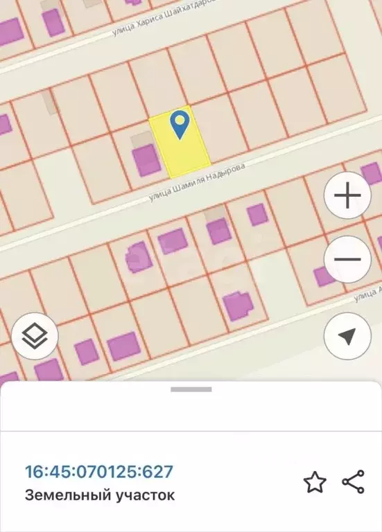 Участок в Татарстан, Альметьевск ул. Шамиля Надырова, 51 (6.0 сот.) - Фото 1