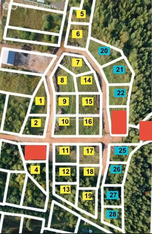 Участок в деревня Малиновка, микрорайон 2В (5.9 м) - Фото 1