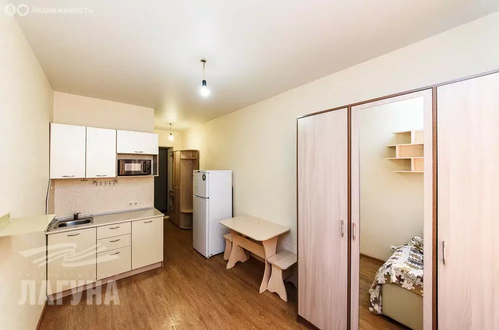 Квартира-студия: Томск, посёлок Степановка, Завокзальная улица, 6 (18 ... - Фото 1