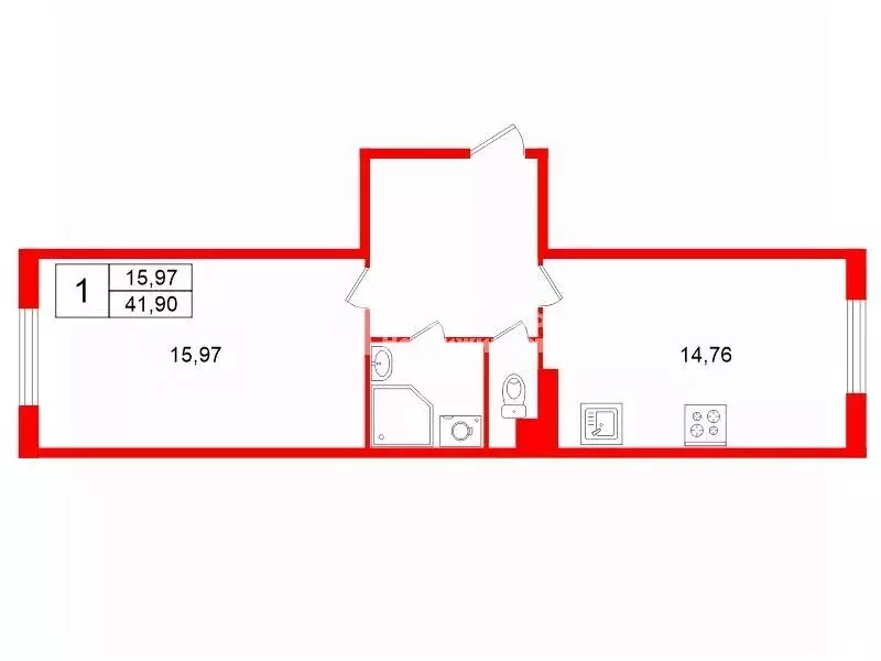 1-к кв. Ленинградская область, Сертолово Всеволожский район, ... - Фото 2