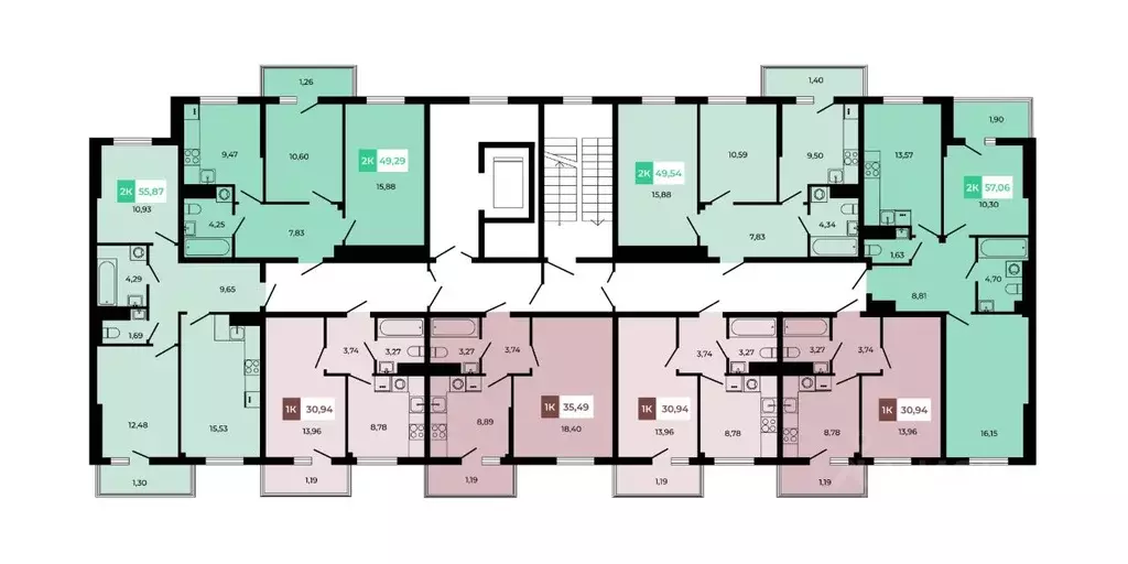 2-к кв. Ростовская область, Аксайский район, Щепкинское с/пос, пос. ... - Фото 2