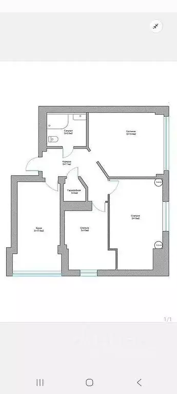 3-к кв. Ростовская область, Ростов-на-Дону ул. Толмачева, 127/44а ... - Фото 2