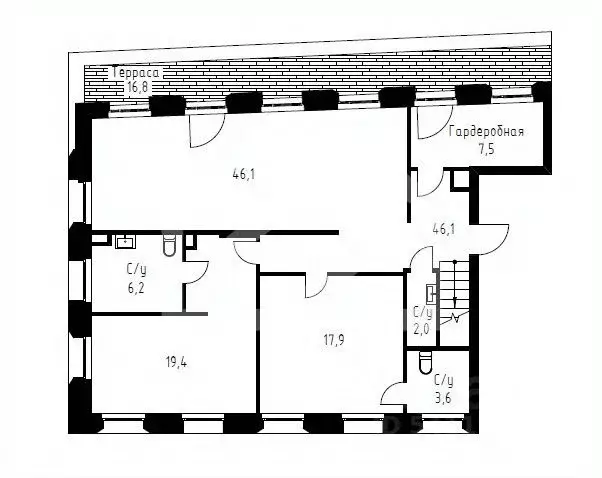 Помещение свободного назначения в Москва Пятницкая ул., 40С1 (116 м) - Фото 2