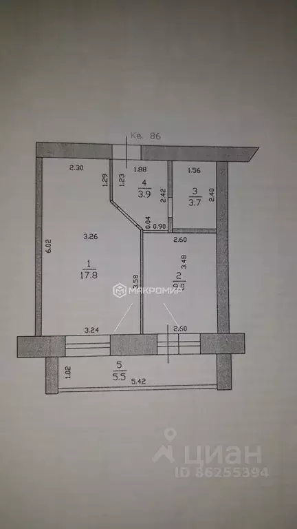 1-к кв. Татарстан, Казань ул. Салиха Батыева, 11 (37.0 м) - Фото 1