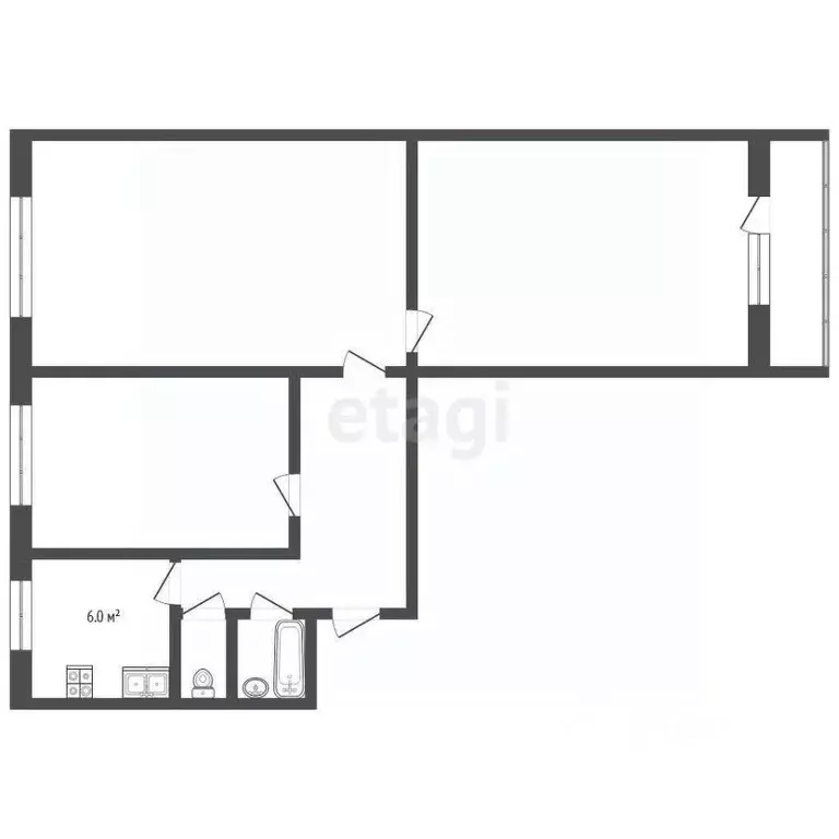 3-к кв. Москва Люблинская ул., 5К1 (62.0 м) - Фото 1