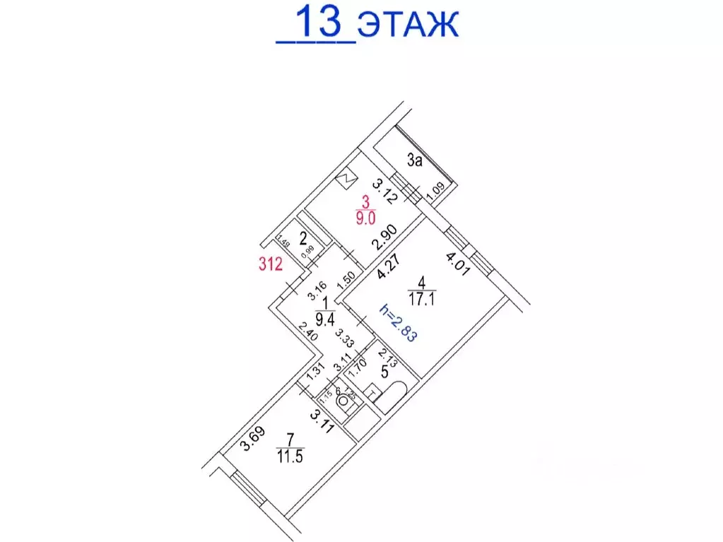 2-к кв. Московская область, Подольск ул. 43-й Армии, 23 (53.5 м) - Фото 1