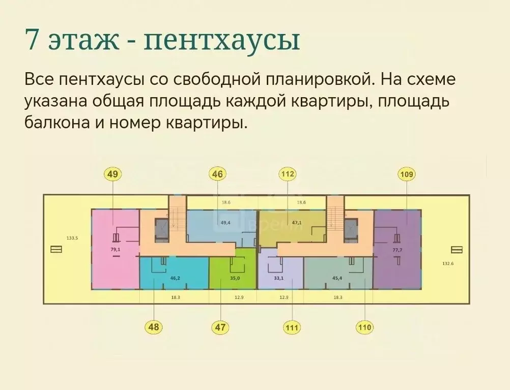 Свободной планировки кв. Московская область, Видное Белокаменное ш., ... - Фото 1