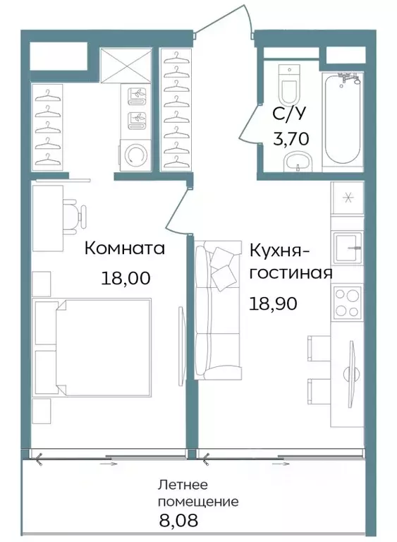 1-к кв. Крым, Саки ул. Морская (48.68 м) - Фото 0