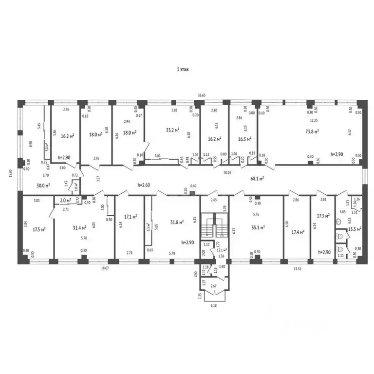 Офис в Красноярский край, Красноярск ул. Ломоносова, 21 (2006 м) - Фото 1