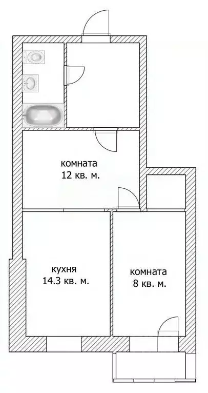 2-к кв. Пермский край, Пермь ул. Карпинского, 109А (72.5 м) - Фото 1